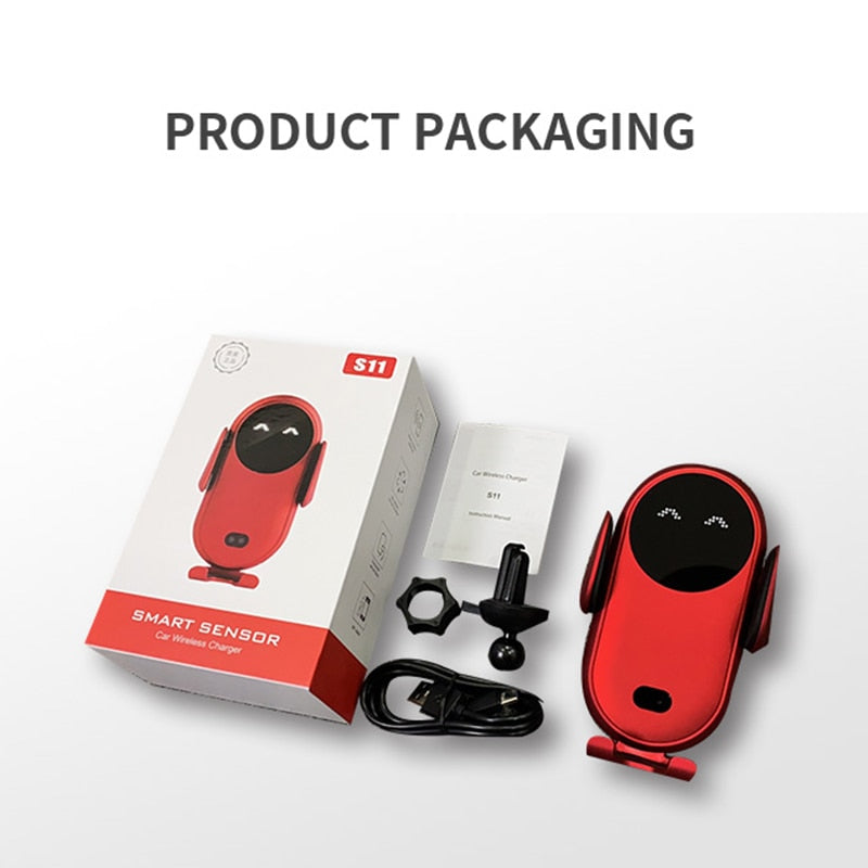 Wireless Car Charger And Holder